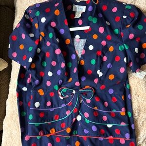 Vintage women’s two-piece set 100% cotton size 12